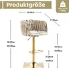 Barová židle AIORBER (sada 2 kusů), ručně tkaná, výškově Náhled obrázku produktu 9