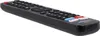 A black Hisense remote control is shown from a side angle against a white background. Náhľad obrázku produktu