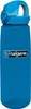 A blue Nalgene water bottle with a blue lid and handle. Produktbild-Vorschau