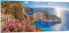 Bilder auf glas - Meer Sommer Blume - 100x40cm - Glasbilder Produktbild-Vorschau 1