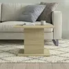 vidaXL Konferenčný stolík Sonoma dub 55,5x55,5x40 cm Náhľad obrázku produktu 3