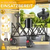 Chariot pliable TRESKO® 300 L avec frein, beige | Chariot à Voir les images du produit 5