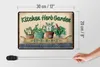 Blechschild Garten 30x20cm Kirchen Herb Garden Mint Thyme Produktbild-Vorschau 6