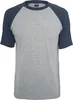 Pánské tričko Urban Classics Raglan Contrast Tee grey/navy Náhled obrázku produktu 13