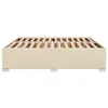 The Living Store Bettgestell ohne Matratze Creme 200x200 cm Produktbild-Vorschau 6