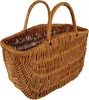 Einkaufskorb aus Weide Braun natur 42x20x42 cm Produktbild-Vorschau 3