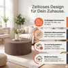 SalesFever Couchtisch Ø 80 cm | rund | MDF mit Produktbild-Vorschau 2