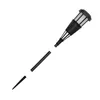 1.01 LED Solar Gartenfackel in Rattan Optik - 12 Stück - Produktbild-Vorschau 3