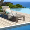 COSTWAY Chaise longue résistante aux intempéries Chaise Voir les images du produit 2