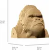 Cartonic 3D-Puzzle Gorilla, singe, kit 3D en carton, Voir les images du produit 7