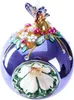 BRUBAKER Premium Boule de Noël Violet avec figure de Voir les images du produit 1