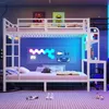 Postel na poschodie Flieks, 90x200 cm, s písacím stolom a Náhľad obrázku produktu 2
