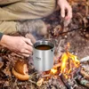 Lixada Camping Pot Stainless Steel Titanium Cup Mug 750ml Náhled obrázku produktu 10
