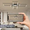ZMH Lampa sufitowe LED Czarna Ściemnialna z Pilotem 50W Podgląd zdjęcia produktu 4