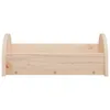 vidaXL Heuraufe für Kaninchen 28x10x10 cm Massivholz Tanne Produktbild-Vorschau 3
