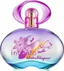 A perfume bottle with floral and dragonfly designs. Podgląd zdjęcia produktu