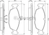 Bosch Bremsbelagsatz, Scheibenbremse Vorderachse 0 986 460 Produktbild-Vorschau 1
