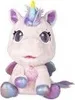 A plush unicorn toy sitting down. Podgląd zdjęcia produktu