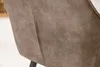 Edler Barhocker TURIN vintage taupe mit Ziersteppung Produktbild-Vorschau 8