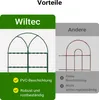 Wiltec záhradný plot 0,4 x 10 m zelený, pletivový plot z Náhľad obrázku produktu 4