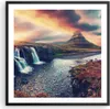 Gerahmtes Poster - Schwarzer Rahmen - Wasserfall Himmel Produktbild-Vorschau 1