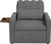 ProximaX Canapé-lit individuel noir - Tissu chenille, Voir les images du produit 17
