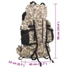vidaXL Zaino da trekking cammello marrone mimetico 100 L Anteprima dell’immagine prodotto 8