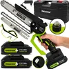 XMaster Akku-Kettensäge, 8-Zoll-Säge, 2 Akkus, Koffer und Produktbild-Vorschau 1
