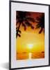 MuchoWow® Gerahmtes Poster Palme - Sonnenuntergang - Strand Produktbild-Vorschau 1
