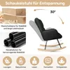 Hawthyhome Schaukelstuhl gepolstert Relaxsessel für Produktbild-Vorschau 4