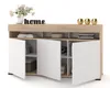 Große Kommode Fernsehschrank LUNA 3D Golden Sonoma Produktbild-Vorschau 3