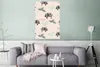 MuchoWow® Poster Zebra - Pflanzen - Rosa 80x120 cm - Produktbild-Vorschau 5