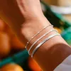 Set di braccialetti da donna color argento, 3 pezzi – Anteprima dell’immagine prodotto 2