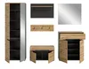 A collection of furniture pieces for an entryway or wardrobe area, displayed against a white background. Produktbild-Vorschau