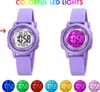 Alienwork Seven-color LED Digital Kinderuhr Jungen Mädchen Produktbild-Vorschau 2