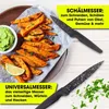 GOURMETmaxx Messerset inkl. Sparschäler - 6-tlg. - schwarz Produktbild-Vorschau 7