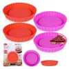 Lot de 4 moules mini-tartelettes en silicone lavables au Voir les images du produit 8