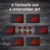 Tischset 6x45x30 cm + 6x10fi cm Platzset Tischmatte Produktbild-Vorschau 4