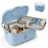 Relaxdays Scatola per medicinali, 4 scomparti, Anteprima dell’immagine prodotto 1