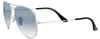 Ray-Ban Large Metal zilverkleurig met witte glazen Productafbeelding-voorbeeld 3