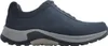 A side view of a blue and gray men's shoe. Produktbild-Vorschau