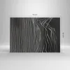 Bilder auf glas - Einteilig - Abstraktion Streifen Schwarz Produktbild-Vorschau 3