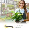 Outsunny 2er-Set Hochbeet aus Stahl, Pflanzbeet Frühbeet Produktbild-Vorschau 9