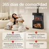 KAMINIO Chimenea eléctrica HENRI con conducto de chimenea: Vista previa de la imagen del producto 5