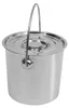Seau en acier inoxydable - 12 L avec couvercle - Convient Voir les images du produit 1