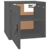 vidaXL Wandschrank Grau 31,5x30x30 cm Massivholz Kiefer - Produktbild-Vorschau 6