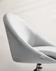 Close-up of a gray office chair. Voir les images du produit