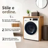 regalik Meuble de rangement pour machine à laver graphite – Voir les images du produit 3