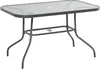 Outsunny Tuintafel, Balkontafel, Bijzetter met parasolgat, Productafbeelding-voorbeeld 1