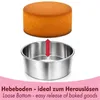 Backform Set Edelstahl 4er-Set Cupcakes mit Hebeboden Produktbild-Vorschau 9